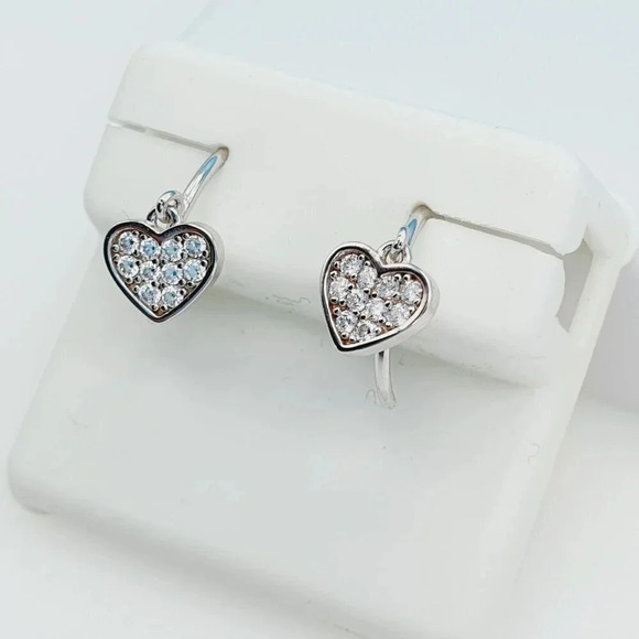 "925 Sterling Silver Cubic Zirconia Earrings, U19254857 - Picture 2 of 9